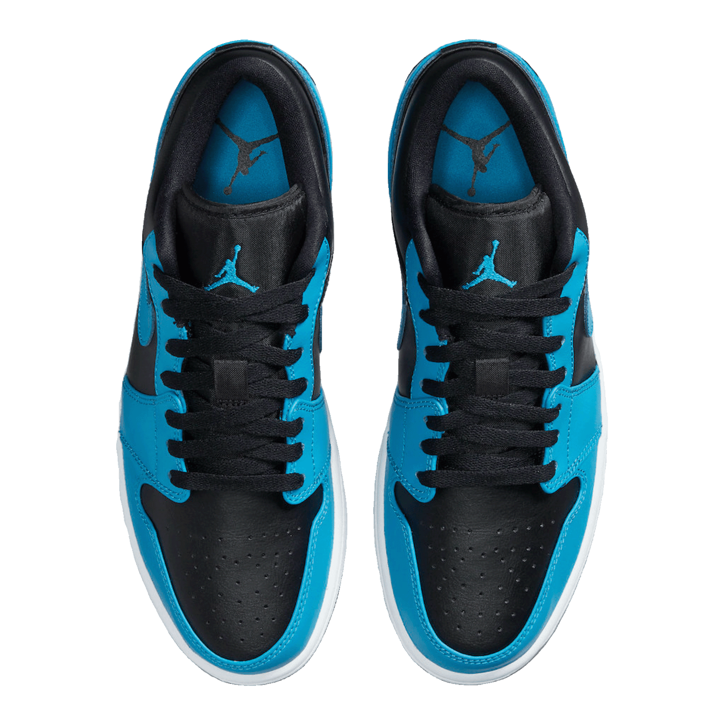 Nike Air Jordan 1 Low Laser Blue Black Oben