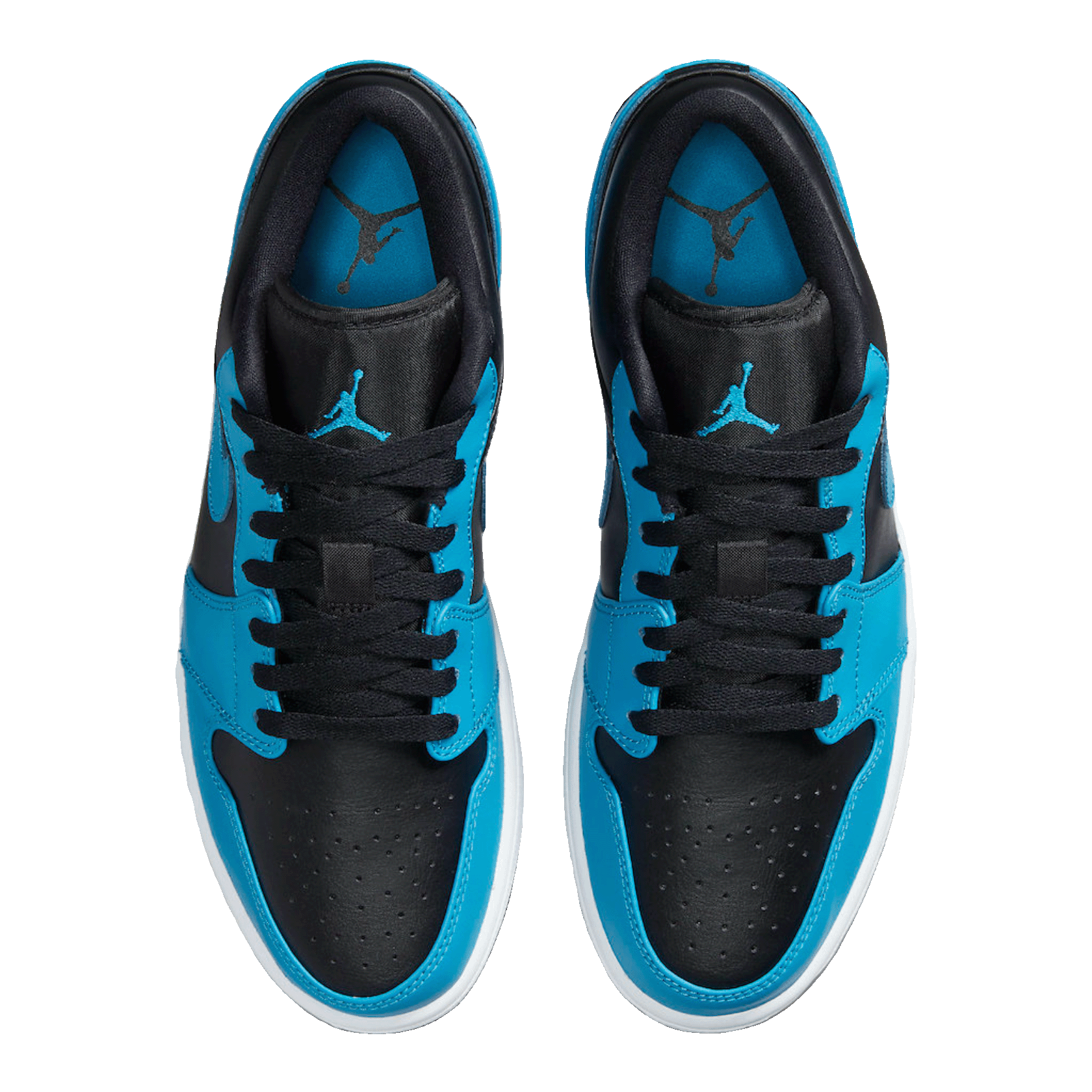 Nike Air Jordan 1 Low Laser Blue Black Oben