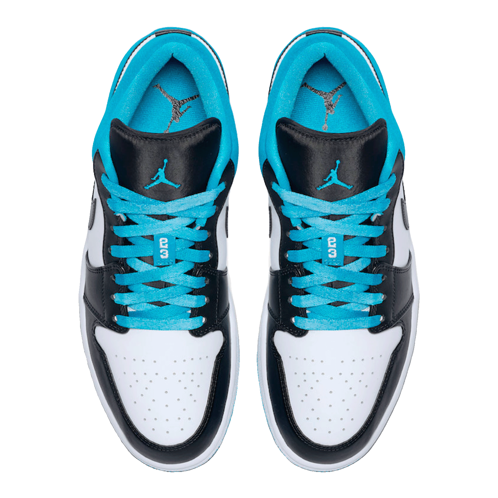 Nike Air Jordan 1 Low Laser Blue Oben