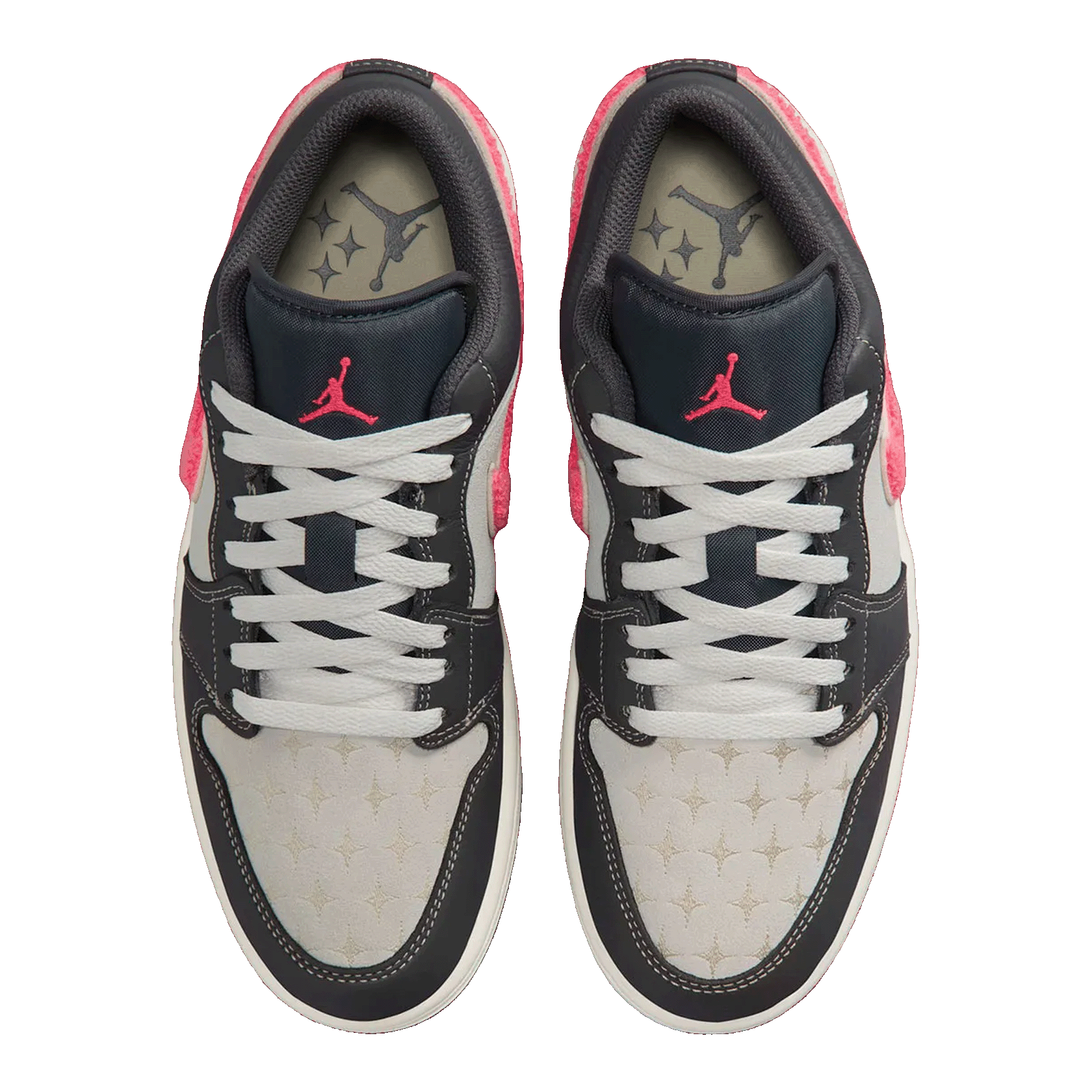 Nike Air Jordan 1 Low Light Graphite Hot Punch (W) Oben