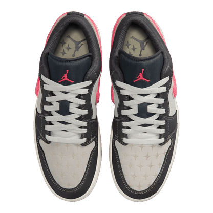 Nike Air Jordan 1 Low Light Graphite Hot Punch (W) Oben