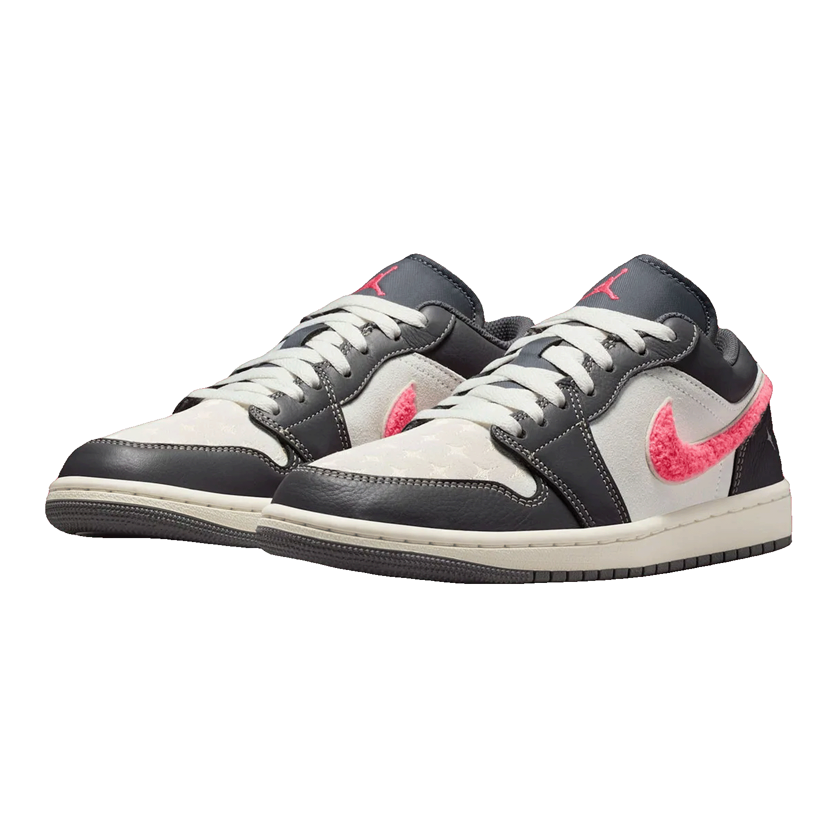 Nike Air Jordan 1 Low Light Graphite Hot Punch (W) Side