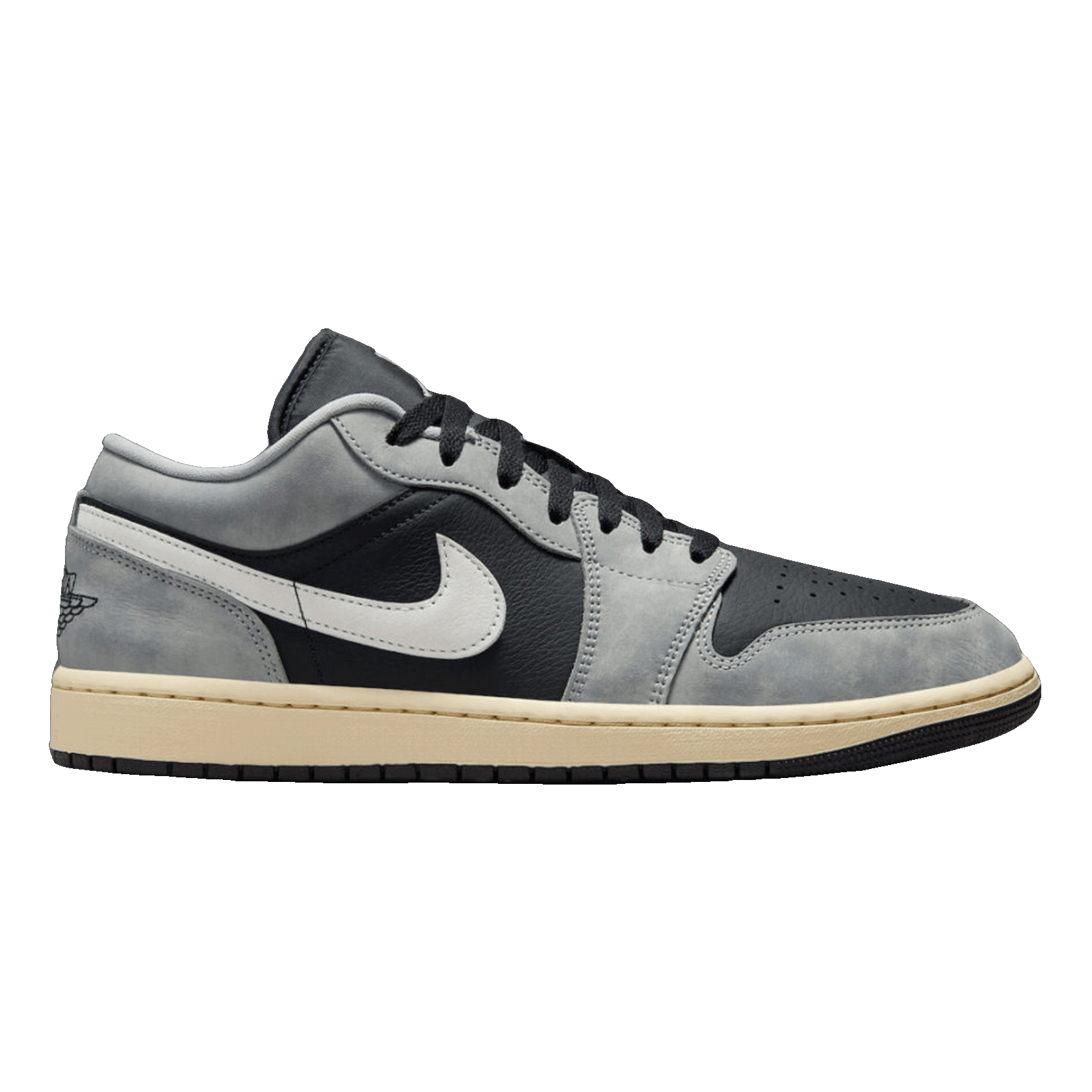 Nike Air Jordan 1 Low Light Smoke Grey Off Noir