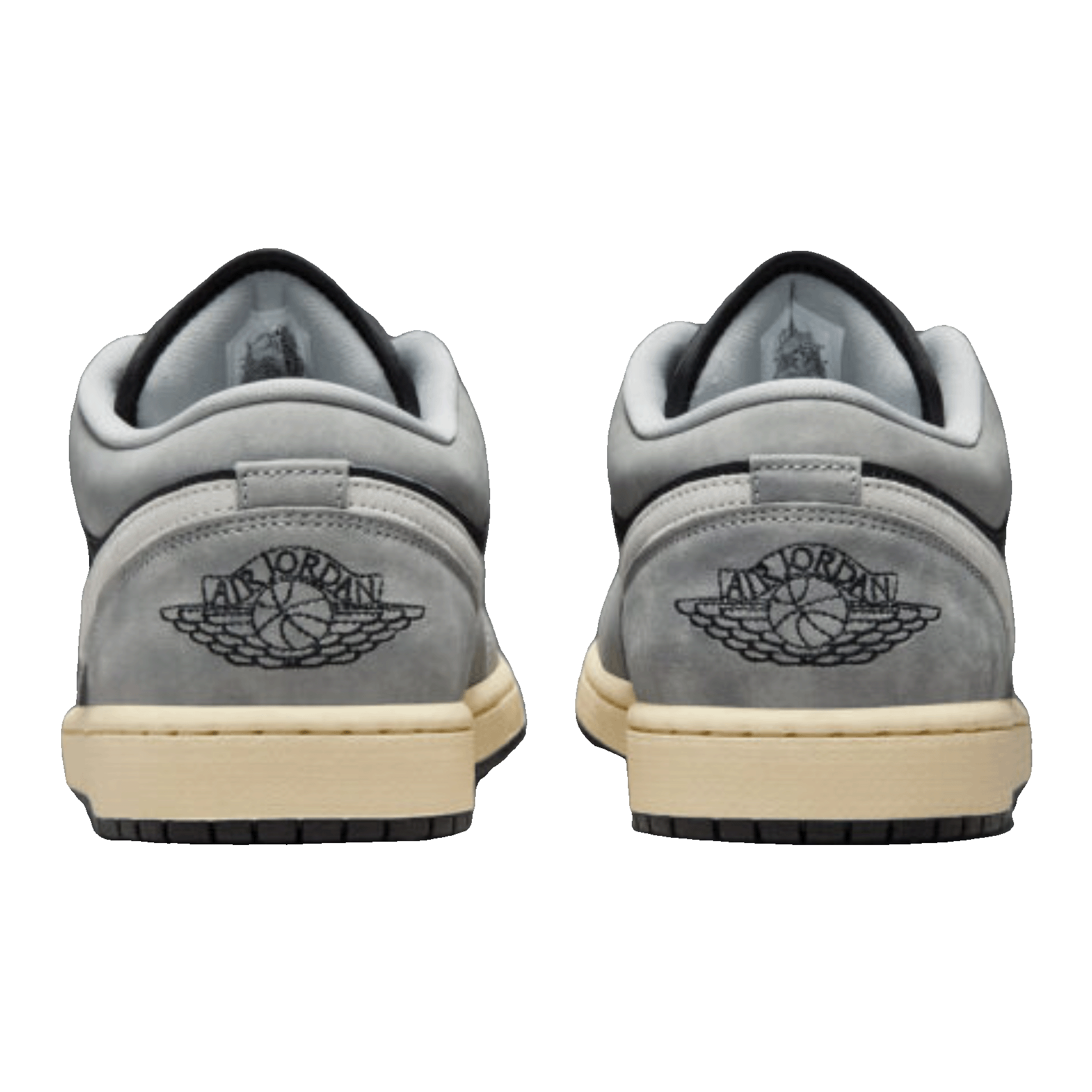 Nike Air Jordan 1 Low Light Smoke Grey Off Noir Back