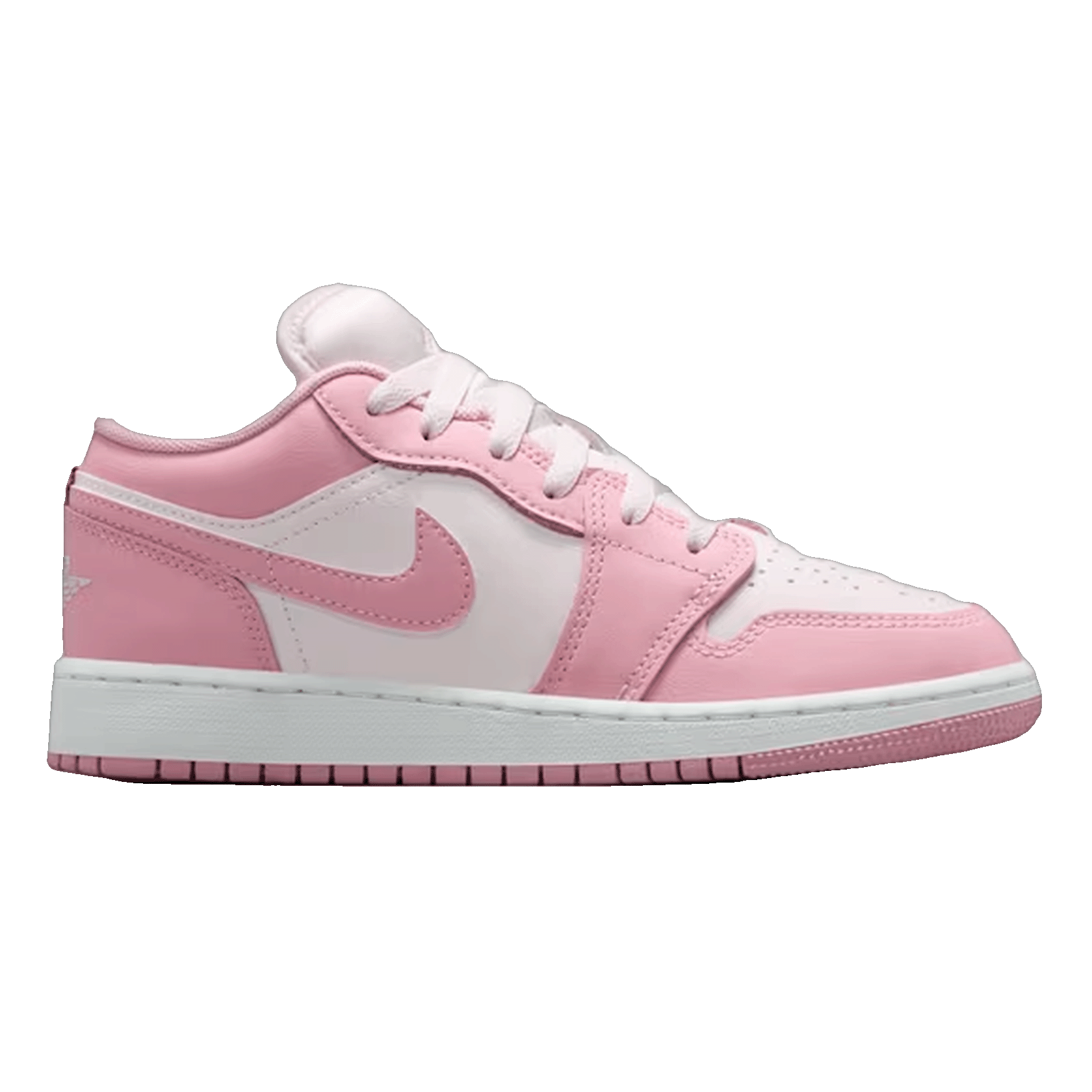 Nike Air Jordan 1 Low Medium Soft Pink White (GS)