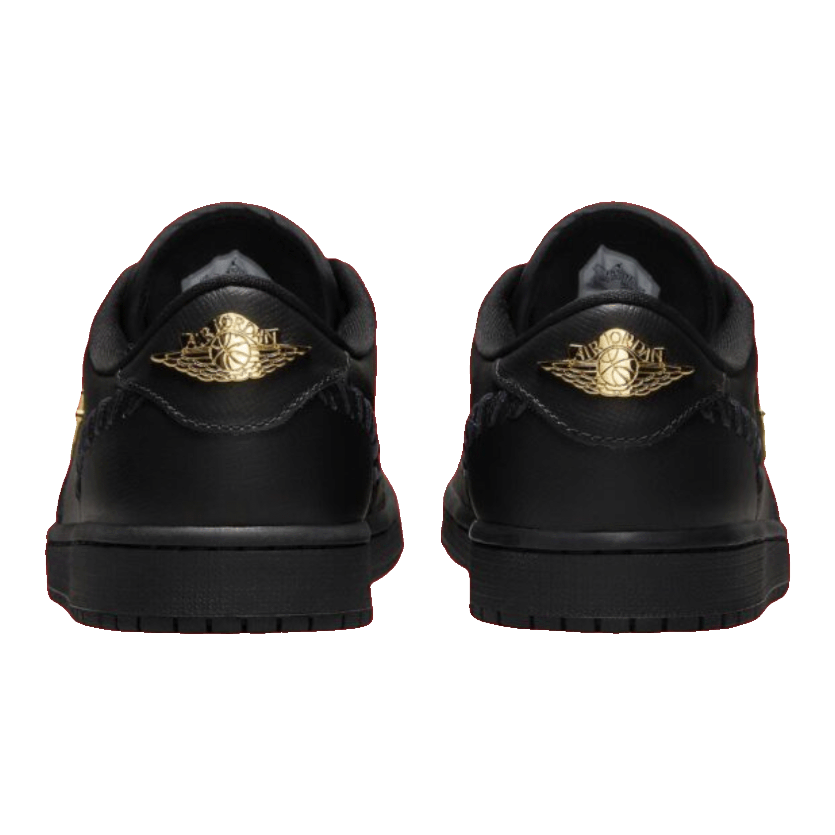 Nike Air Jordan 1 Low Method of Make Black Metallic Gold (W) Back