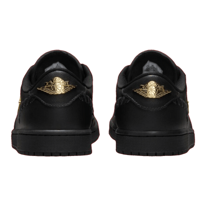 Nike Air Jordan 1 Low Method of Make Black Metallic Gold (W) Back