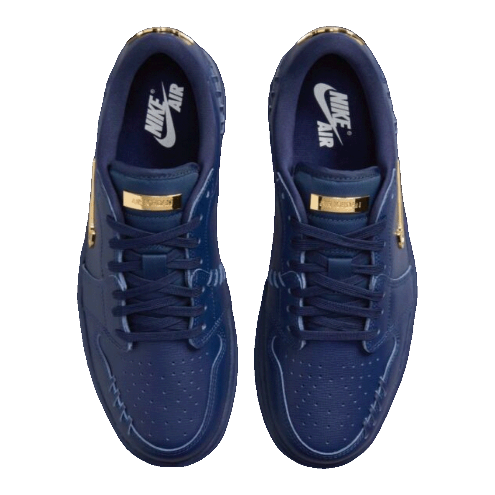Nike Air Jordan 1 Low Method of Make Midnight Navy Metallic Gold (W) Oben