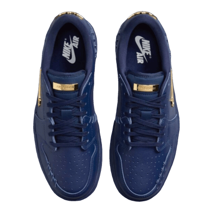Nike Air Jordan 1 Low Method of Make Midnight Navy Metallic Gold (W) Oben