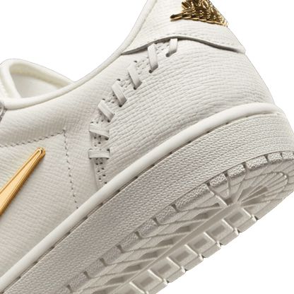 Nike Air Jordan 1 Low Method of Make Sail Metallic Gold (W) Detail