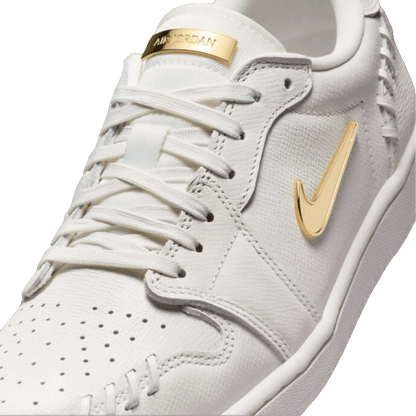 Nike Air Jordan 1 Low Method of Make Sail Metallic Gold (W) Tongue