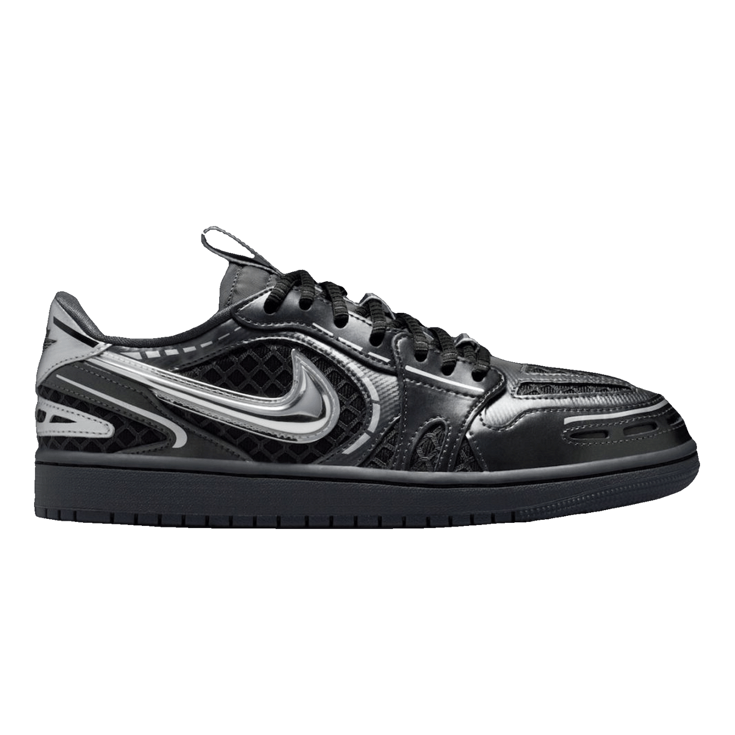 Nike Air Jordan 1 Low Method of Make V3 Black Metallic Silver (W)