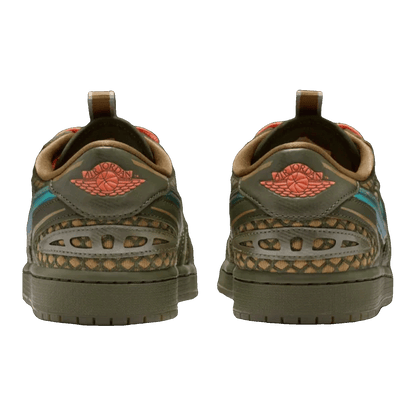 Nike Air Jordan 1 Low Method of Make V3 Brown Kelp Cargo Khaki (W) Back HQ2186-300