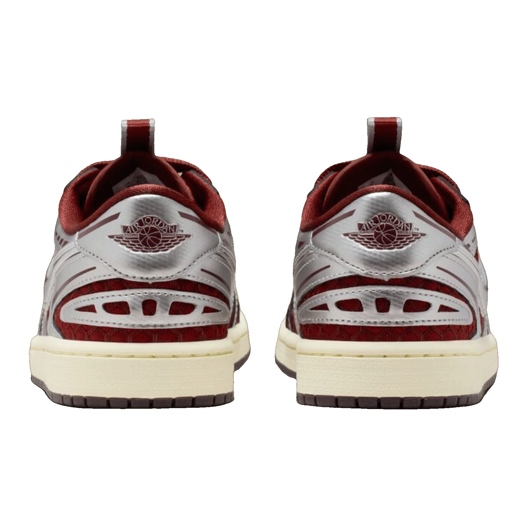 Nike Air Jordan 1 Low Method of Make V3 Dark Team Red Metallic Silver (W) Back