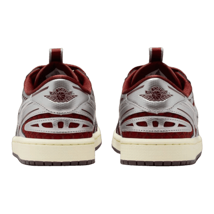 Nike Air Jordan 1 Low Method of Make V3 Dark Team Red Metallic Silver (W) Back