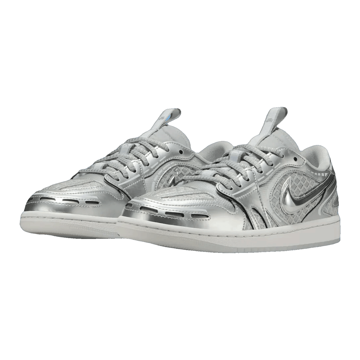 Nike Air Jordan 1 Low Method of Make V3 Metallic Silver (W) Side HQ2186-002
