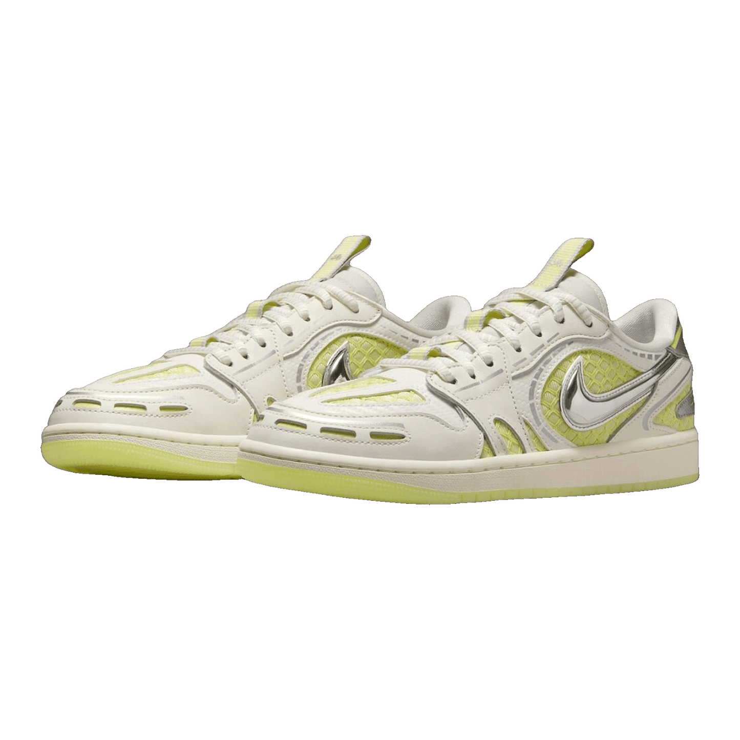 Nike Air Jordan 1 Low Method of Make V3 Sail Luminous Green (W) Side HQ2186-130