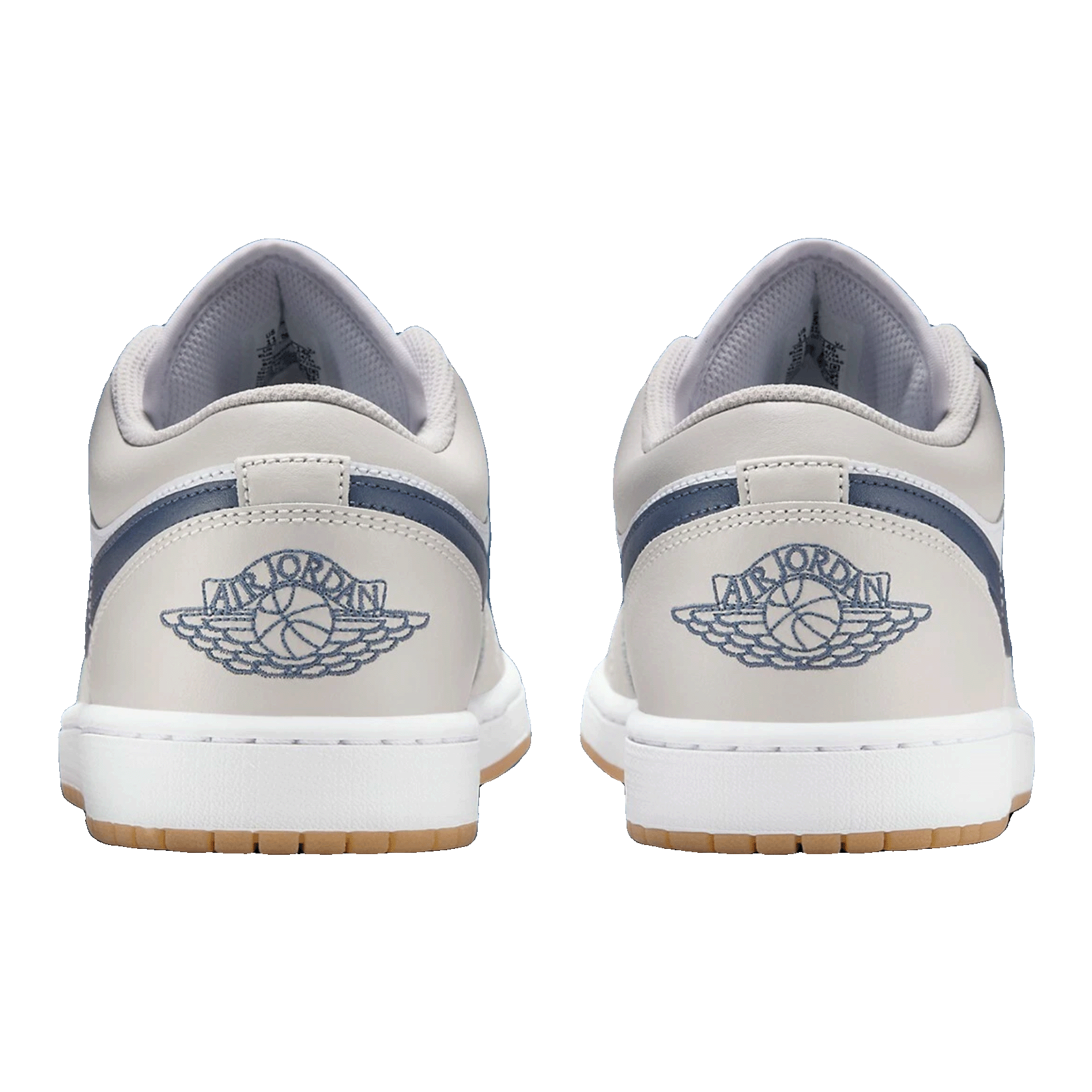 Nike Air Jordan 1 Low Midnight Navy Neutral Grey Back