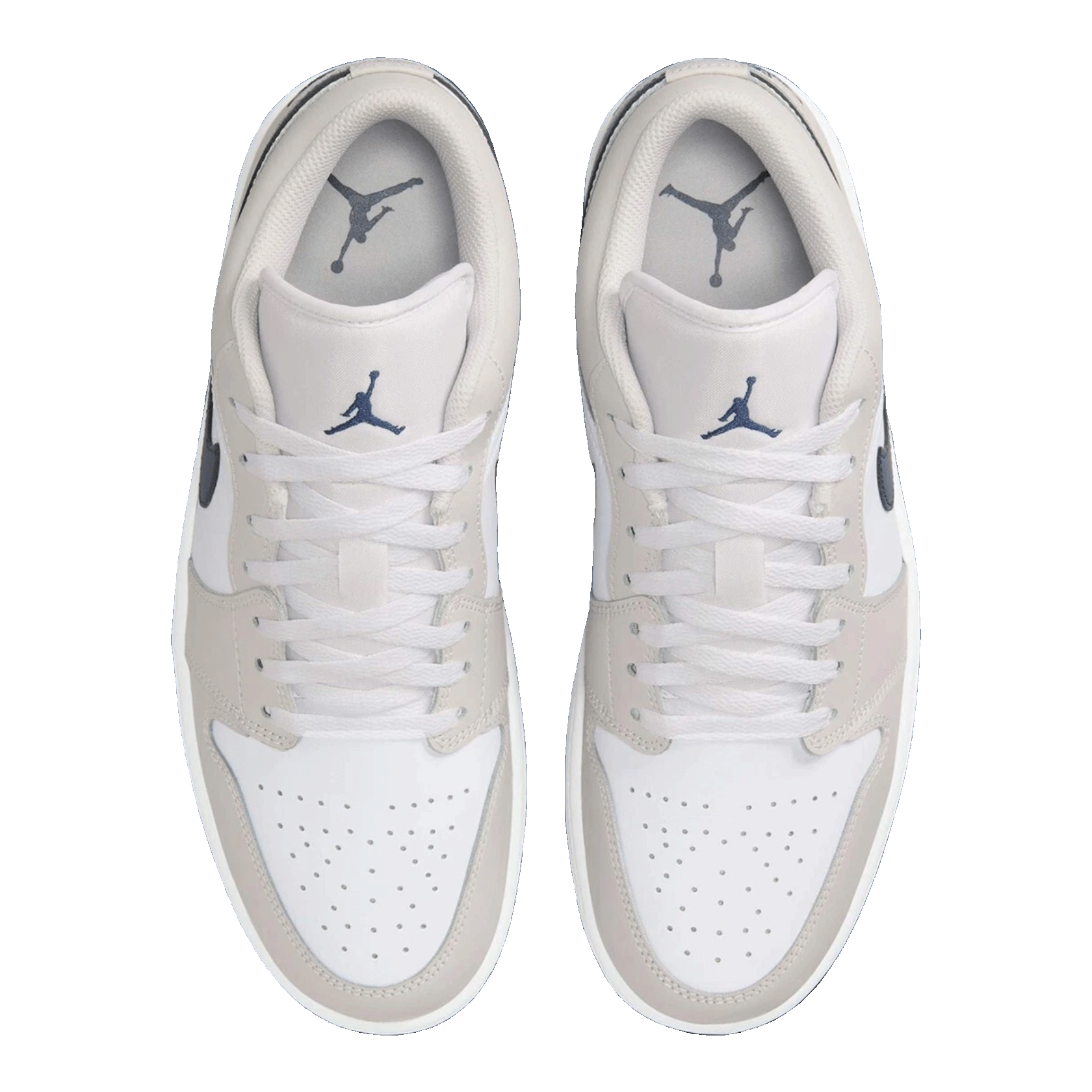 Nike Air Jordan 1 Low Midnight Navy Neutral Grey Oben