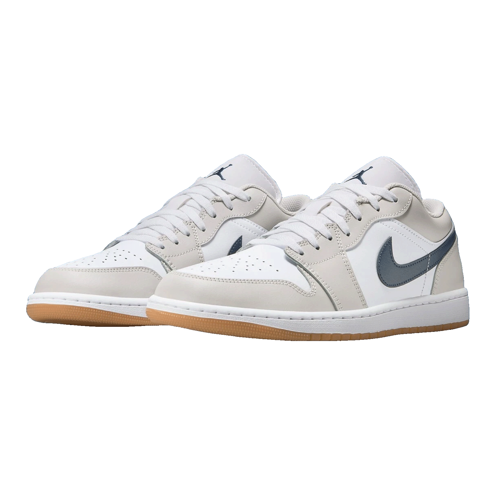 Nike Air Jordan 1 Low Midnight Navy Neutral Grey Side