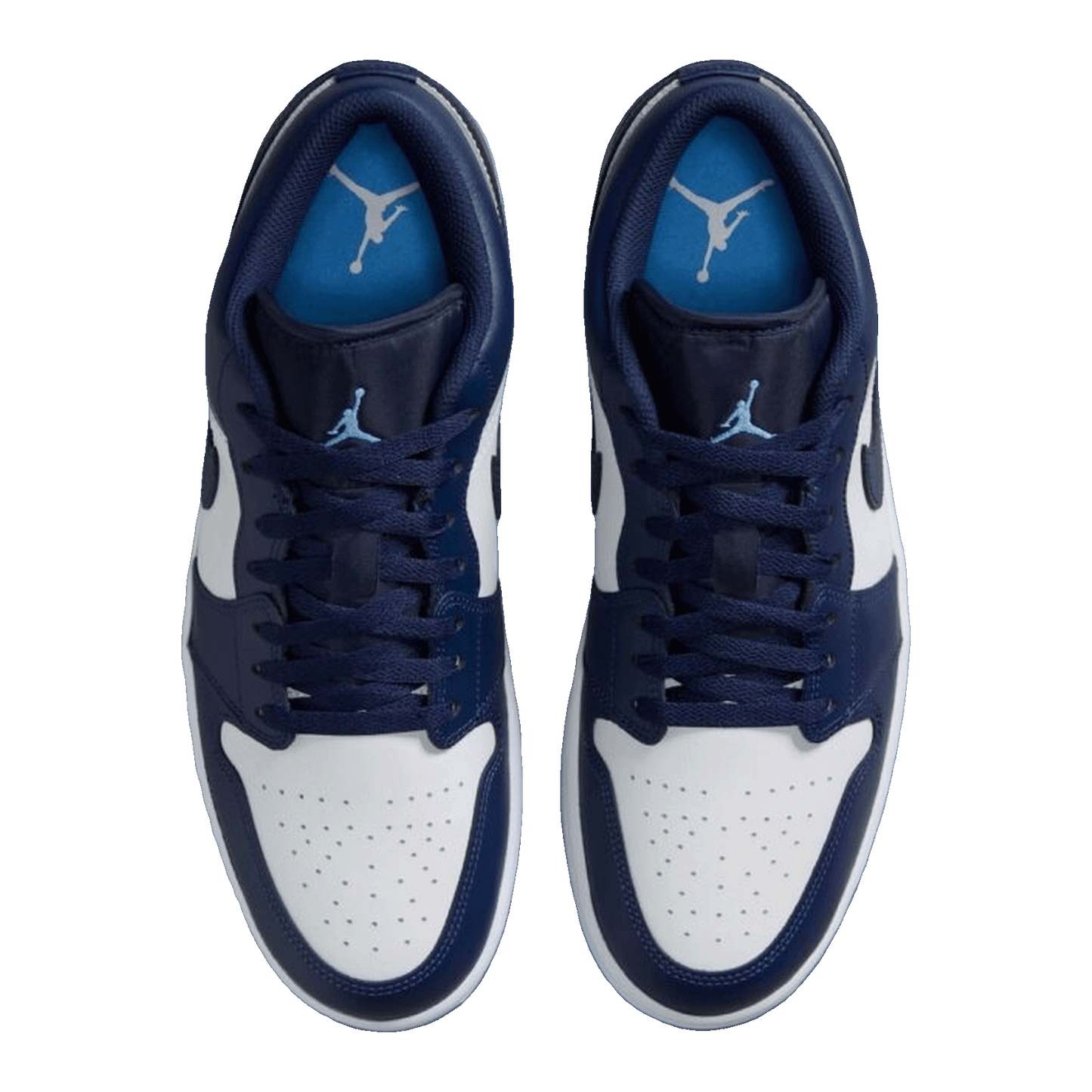 Nike Air Jordan 1 Low Midnight Navy University Blue Oben 553558-404