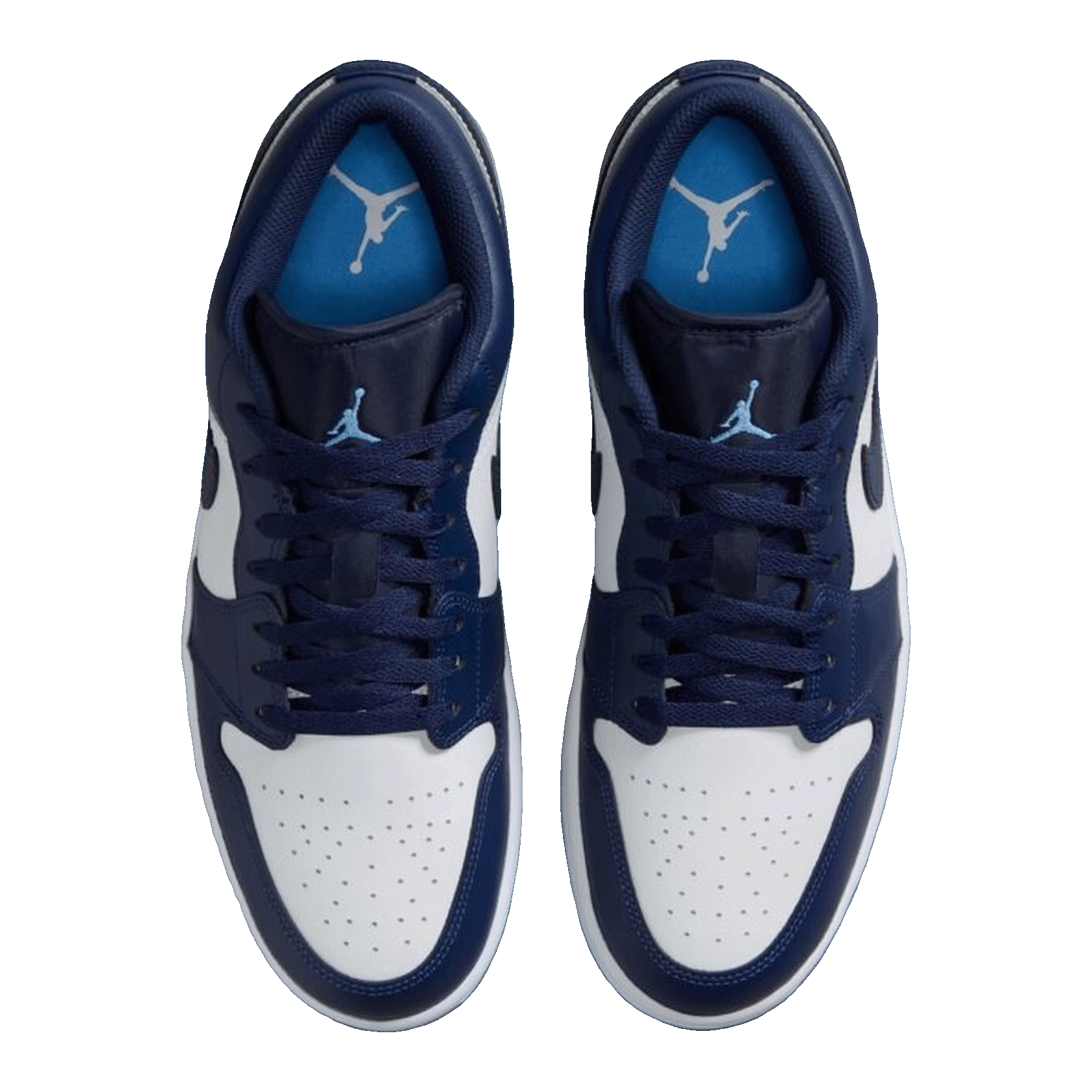 Nike Air Jordan 1 Low Midnight Navy University Blue Oben 553558-404