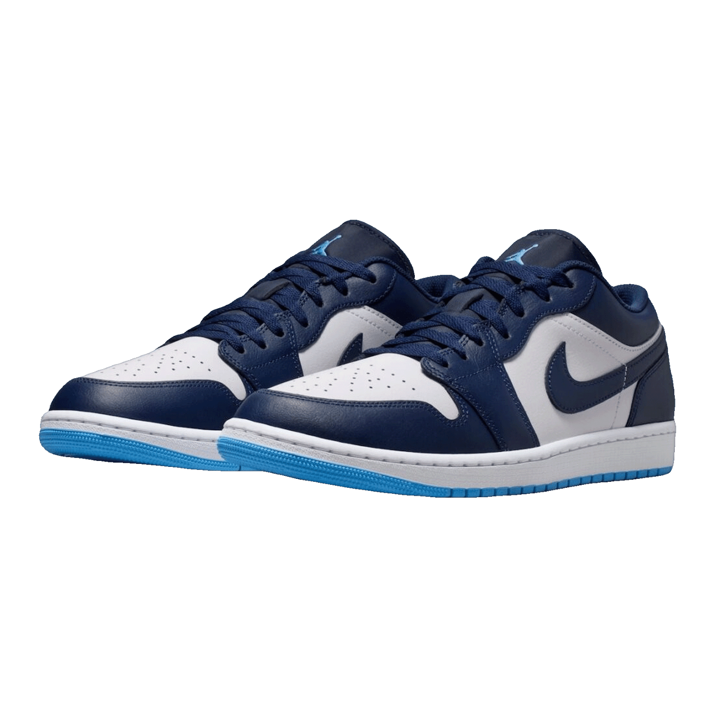 Nike Air Jordan 1 Low Midnight Navy University Blue Side 553558-404