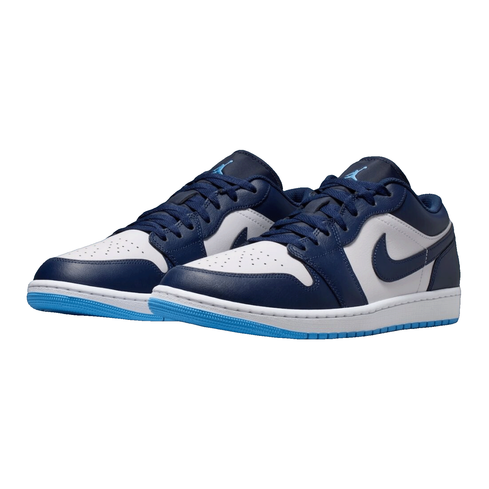 Nike Air Jordan 1 Low Midnight Navy University Blue Side 553558-404