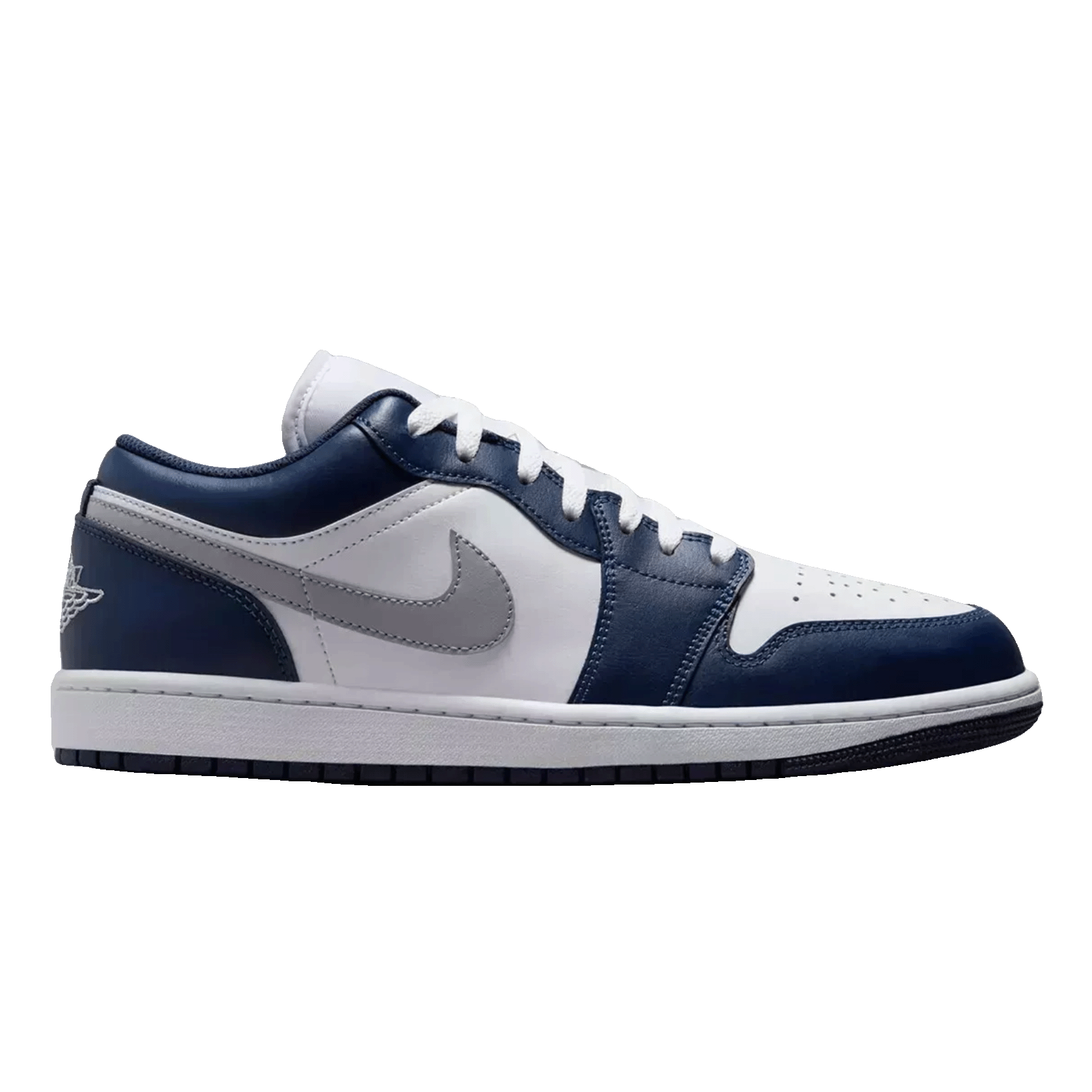 Nike Air Jordan 1 Low Midnight Navy Wolf Grey (GS)