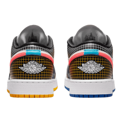 Nike Air Jordan 1 Low MMD Multi-Color Grid (GS) Back