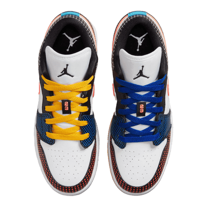 Nike Air Jordan 1 Low MMD Multi-Color Grid (GS) Oben