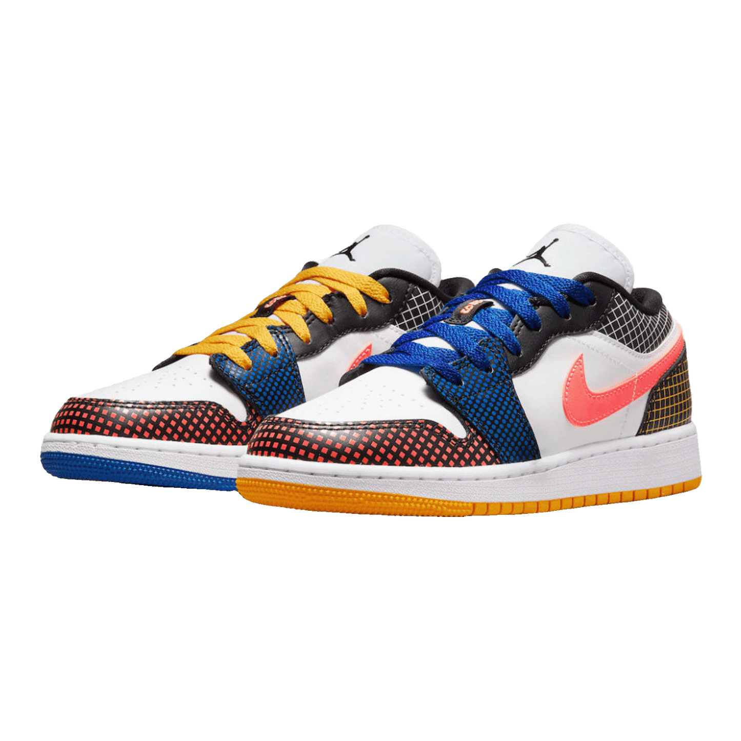 Nike Air Jordan 1 Low MMD Multi-Color Grid (GS) Side