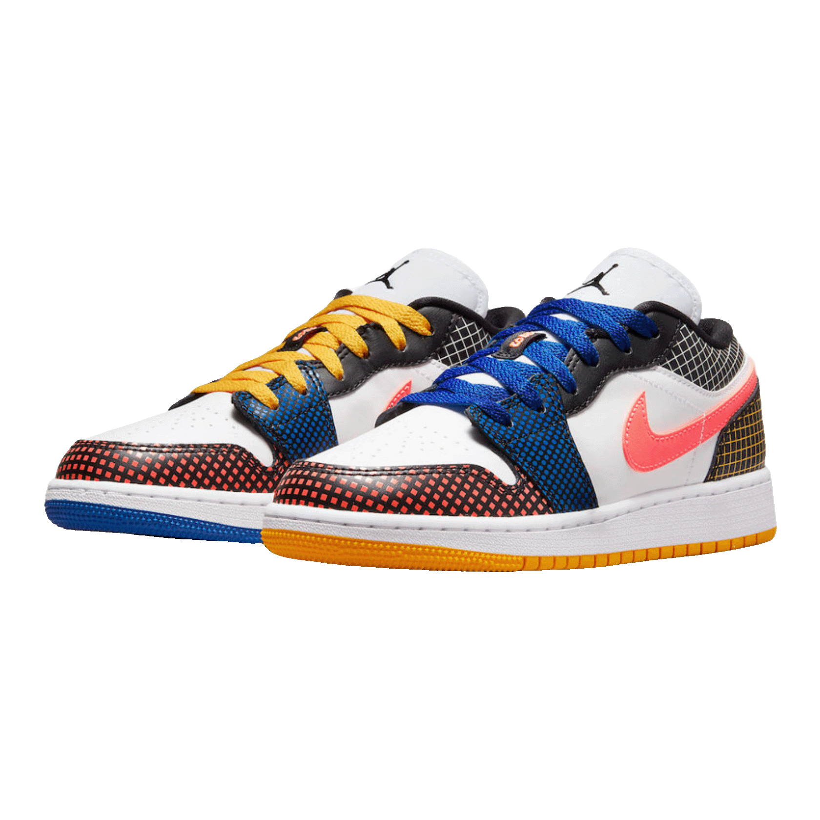 Nike Air Jordan 1 Low MMD Multi-Color Grid (GS) Side