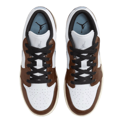Nike Air Jordan 1 Low Mocha Blue Grey (GS) Oben