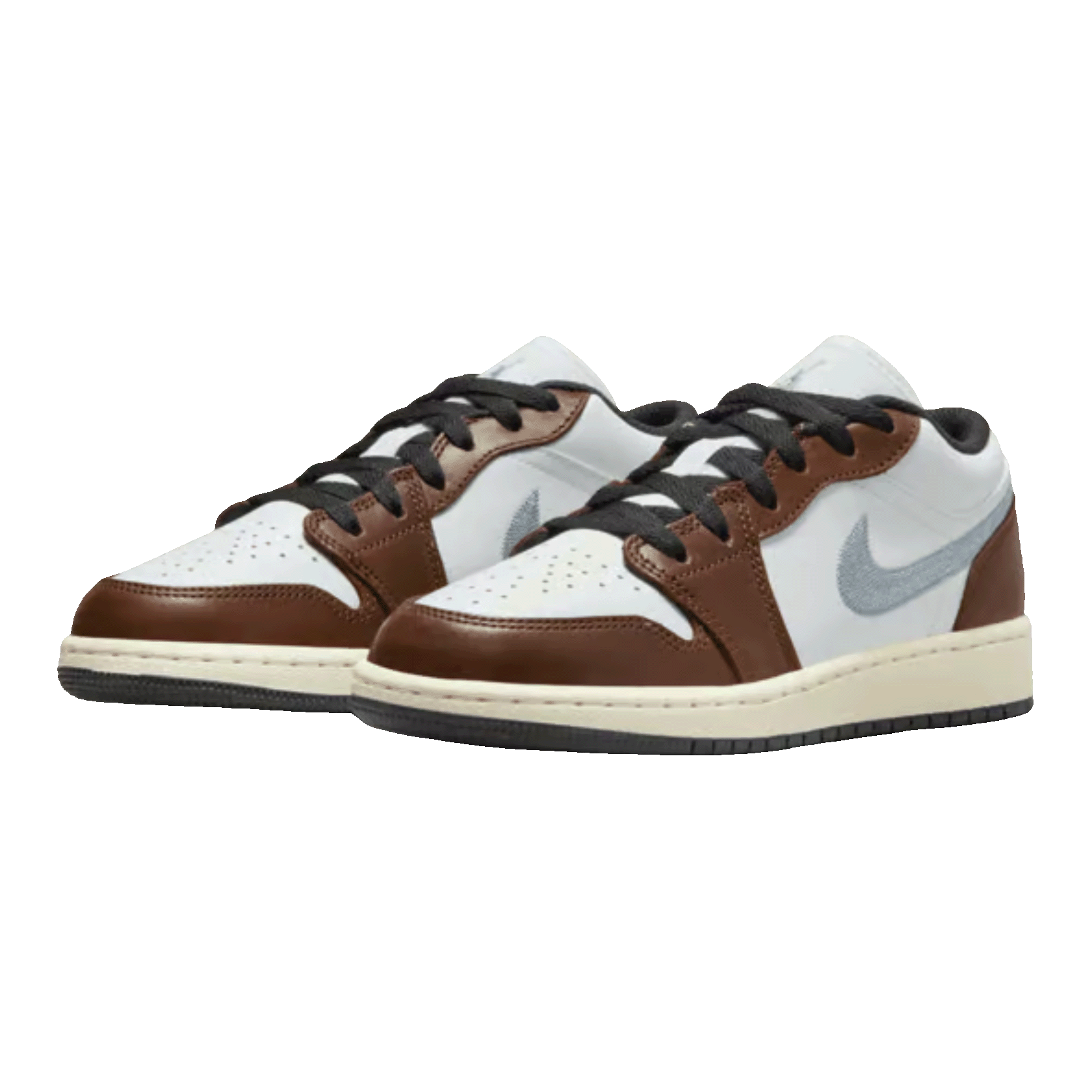 Nike Air Jordan 1 Low Mocha Blue Grey (GS) Side