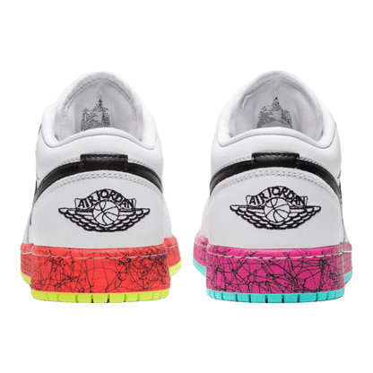 Nike Air Jordan 1 Low Multi-Color Midsoles White (GS)