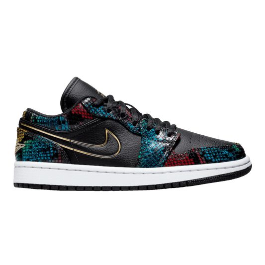 Nike Air Jordan 1 Low Multicolor Snakeskin (2020) (W)