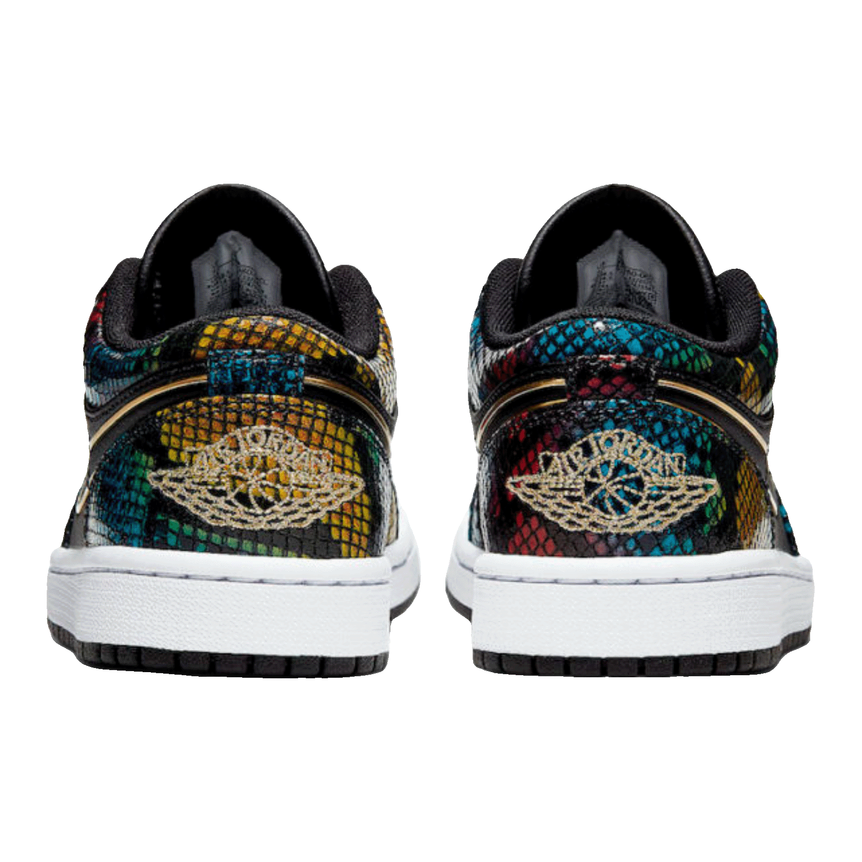 Nike Air Jordan 1 Low Multicolor Snakeskin (2020) (W) Back