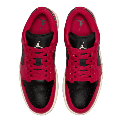 Nike Air Jordan 1 Low Mystic Hibiscus Black (W) Oben