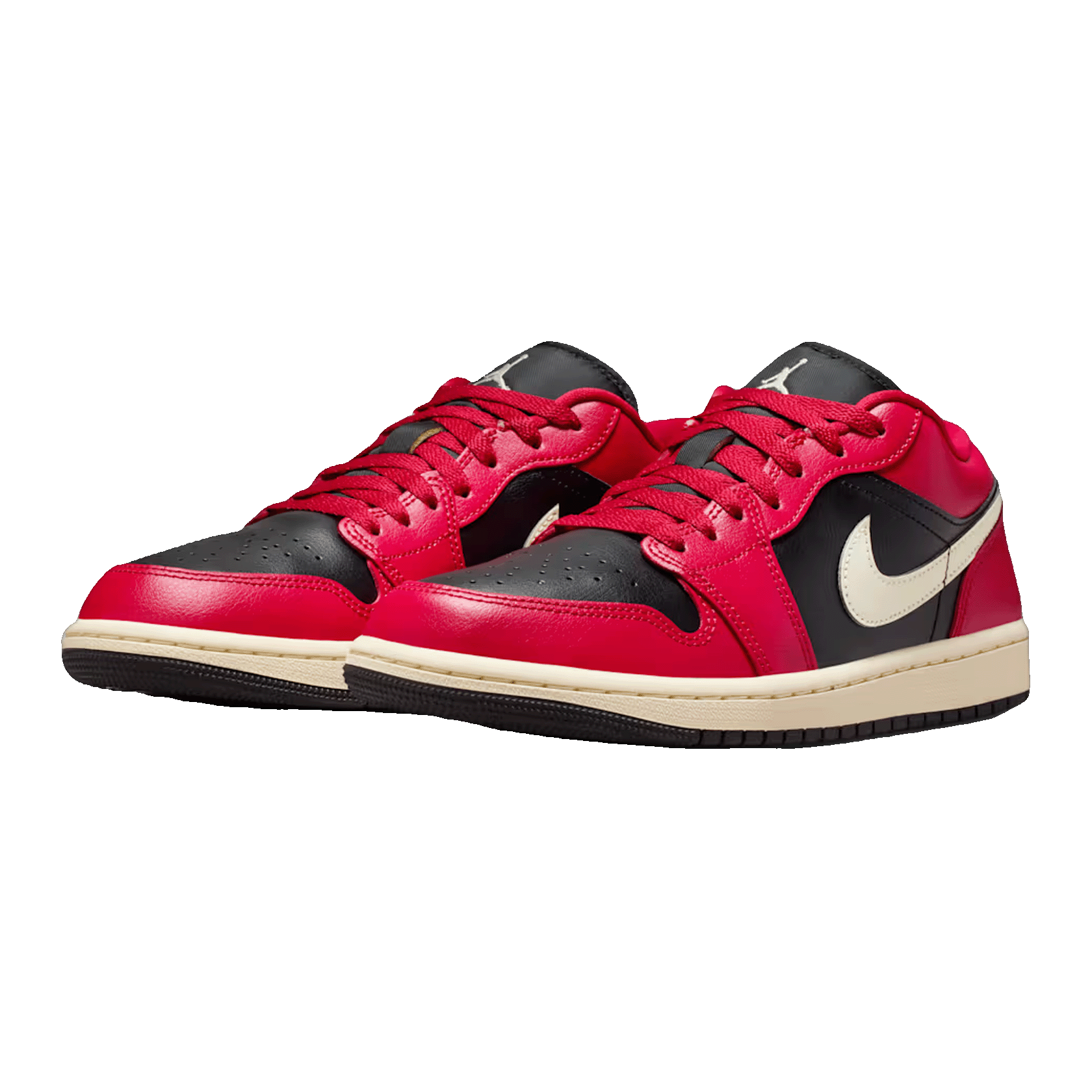 Nike Air Jordan 1 Low Mystic Hibiscus Black (W) Side