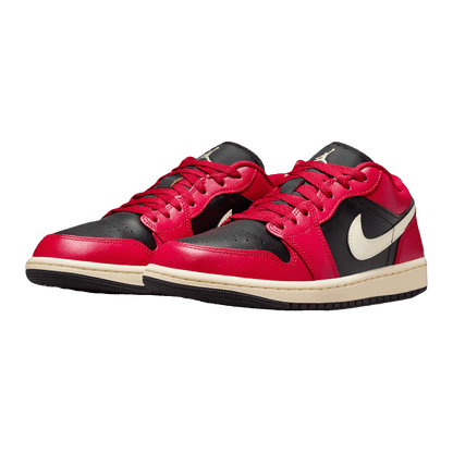 Nike Air Jordan 1 Low Mystic Hibiscus Black (W) Side