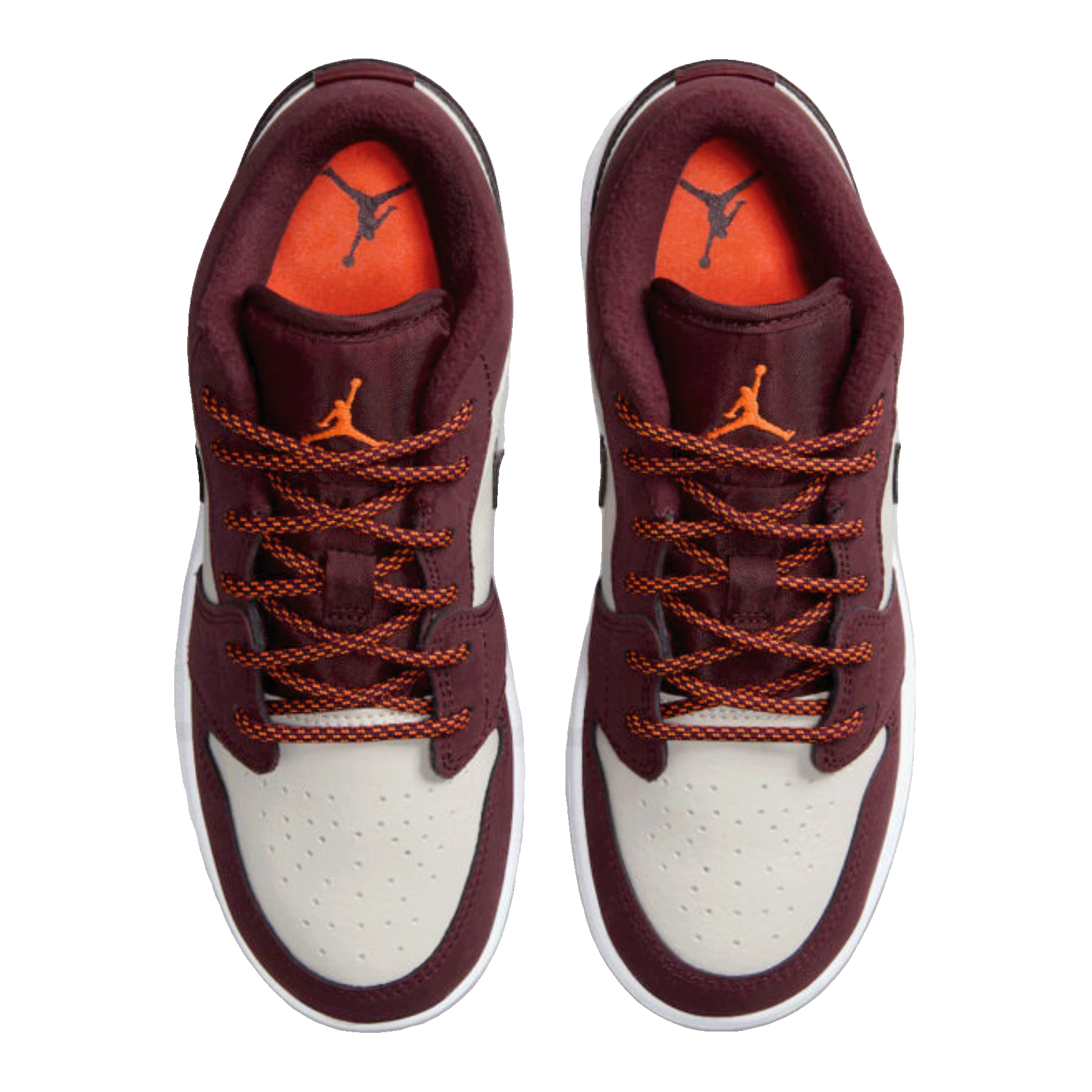 Nike Air Jordan 1 Low Night Maroon (GS) Oben