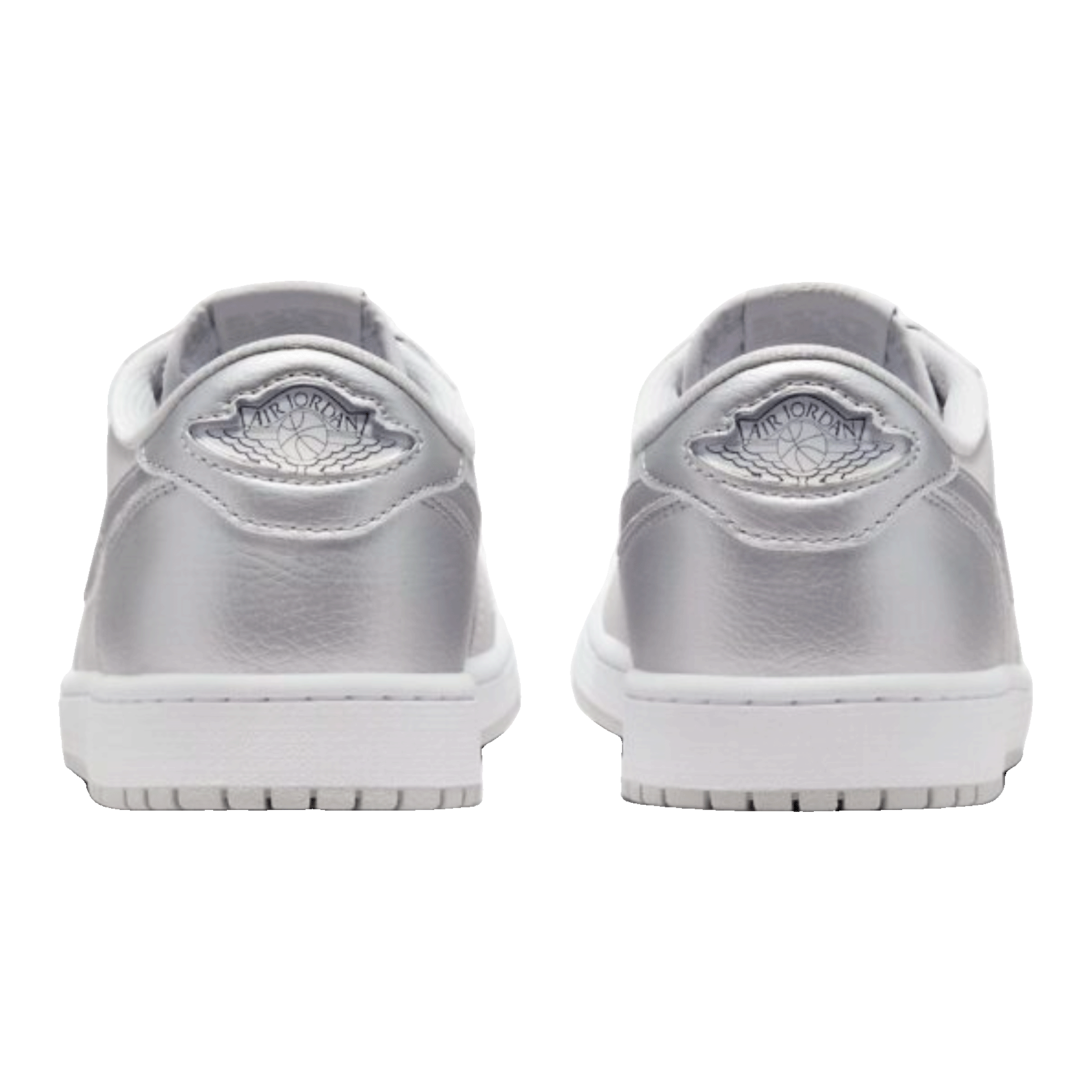 Nike Air Jordan 1 Low OG Metallic Silver (GS) Back