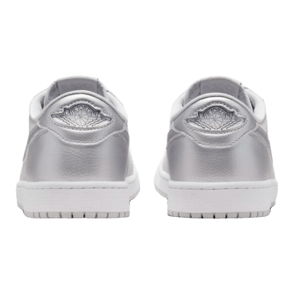 Nike Air Jordan 1 Low OG Metallic Silver (GS) Back