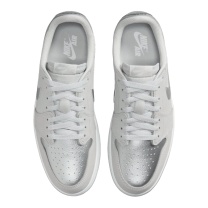 Nike Air Jordan 1 Low OG Metallic Silver (GS) Oben