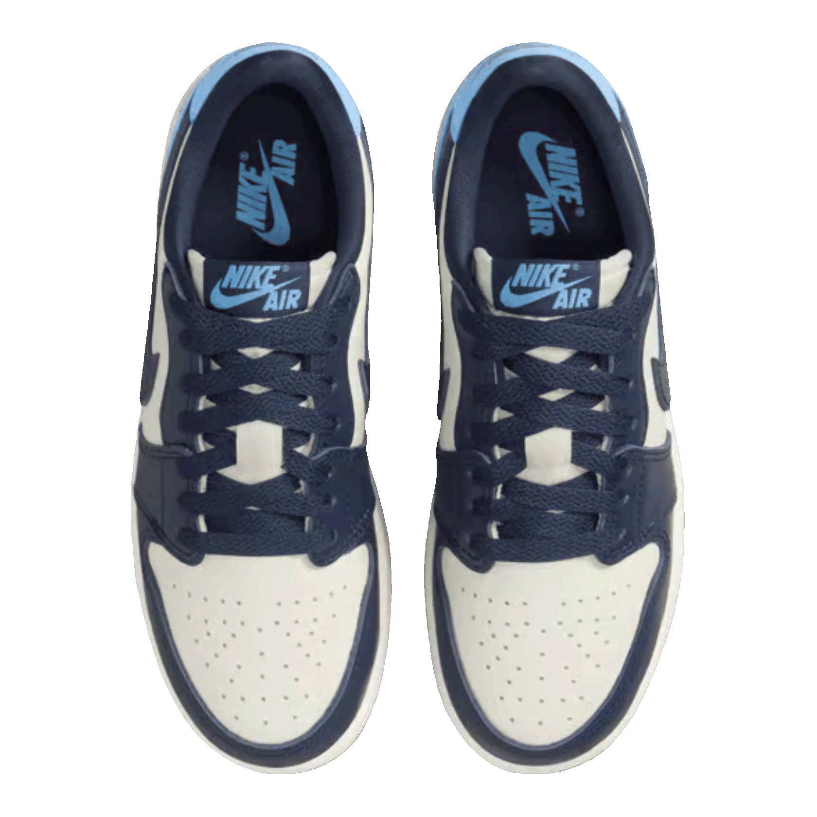 Nike Air Jordan 1 Low OG Obsidian UNC (GS) Oben