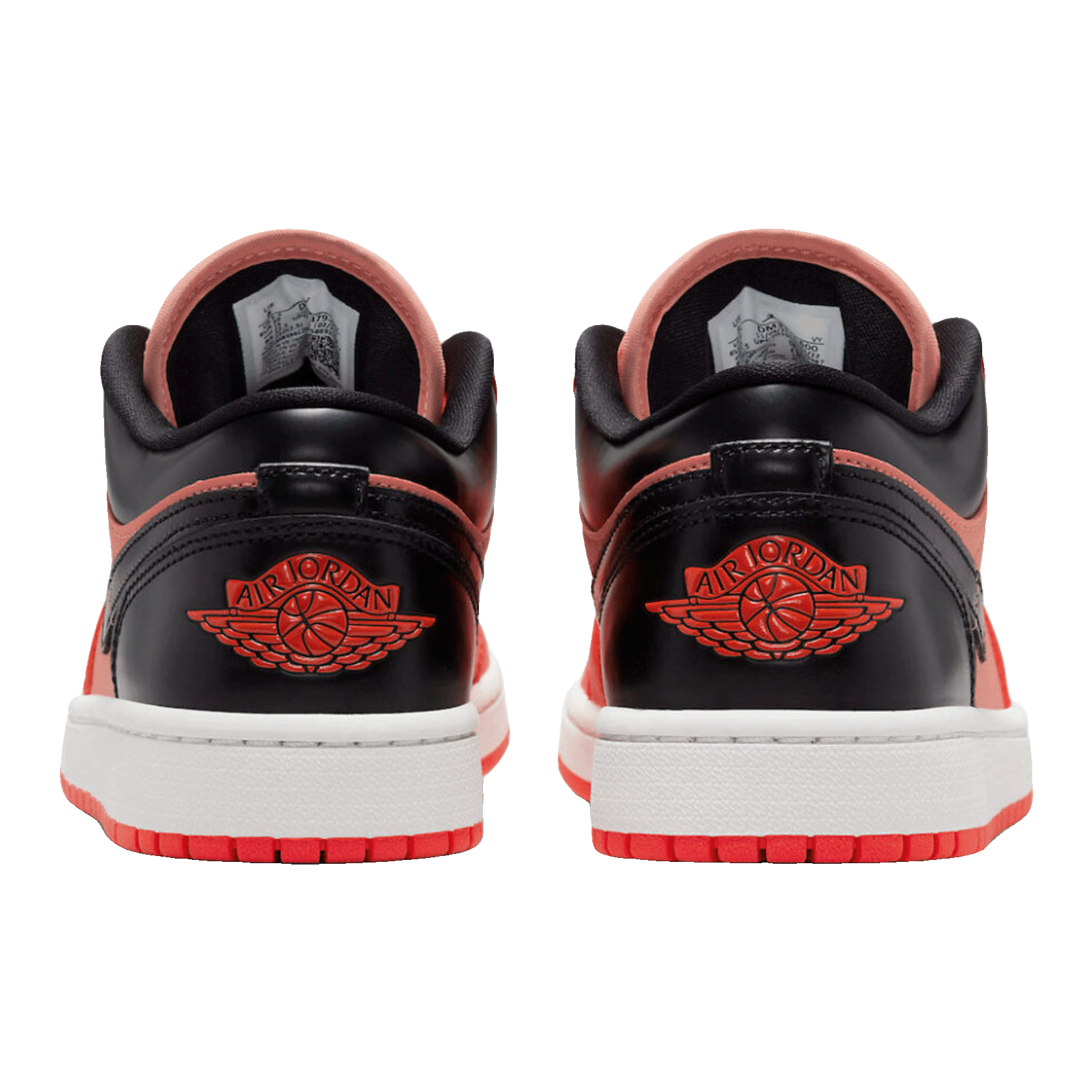 Nike Air Jordan 1 Low Orange Black (W) Back