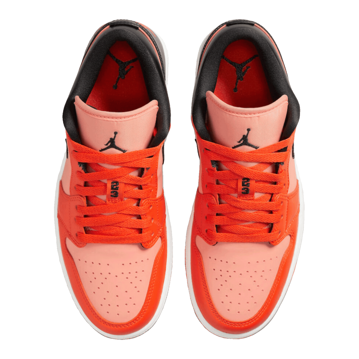 Nike Air Jordan 1 Low Orange Black (W) Oben