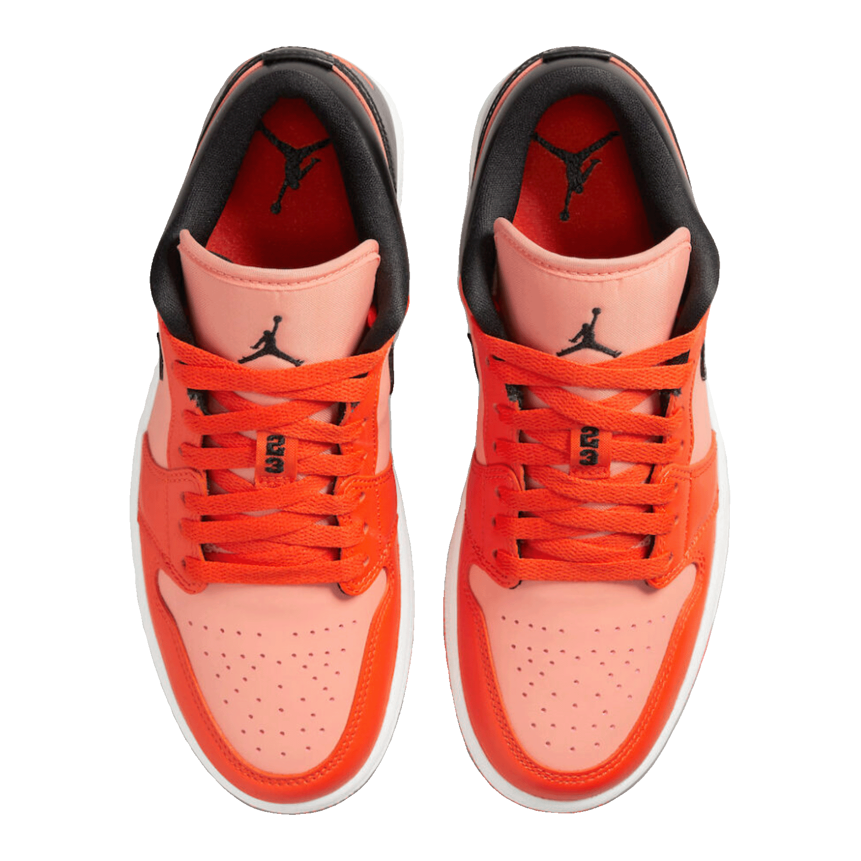 Nike Air Jordan 1 Low Orange Black (W) Oben