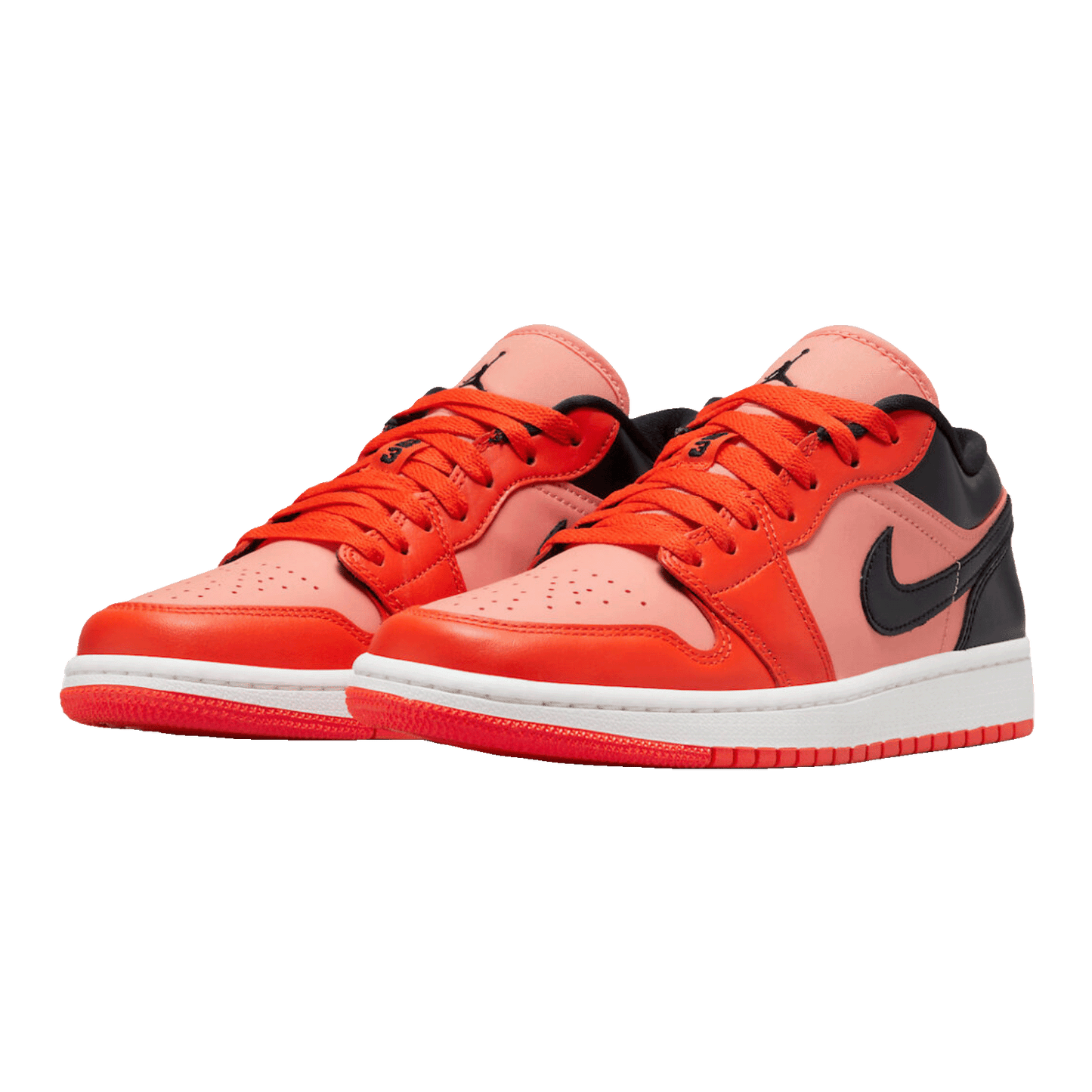 Nike Air Jordan 1 Low Orange Black (W) Side
